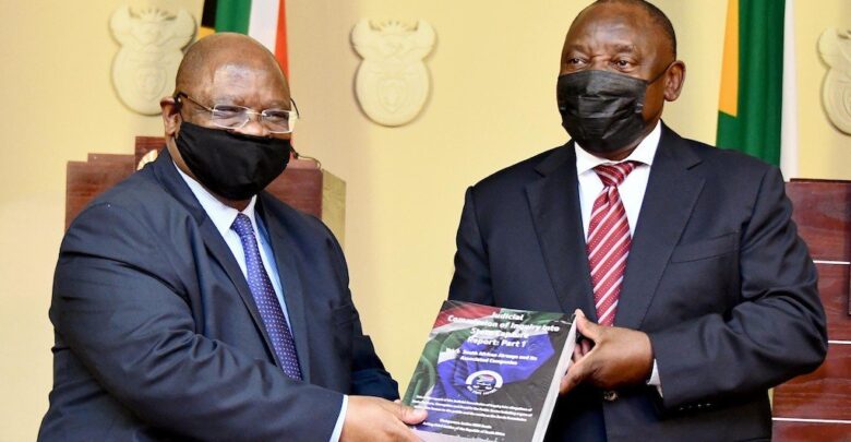 South African Chief Justice Hands Over Final Report To President Ramaphosa