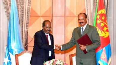 Leaders Of Somalia, Eritrea Sign Agreement On Security & Defense Co-operation