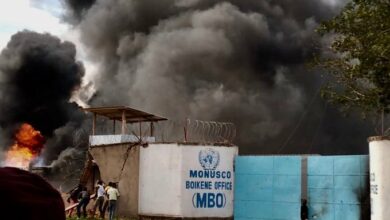 DRC: Protesters Set Fire Beni Town Hall, UN Military Base After Military Massacre