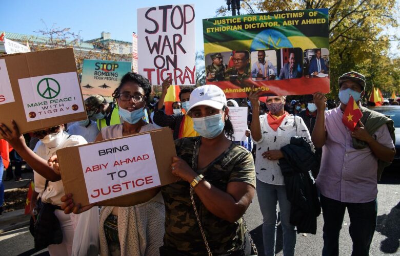 Ethiopians Protest In War-Torn Tigray To Demand Withdrawal Of Outside Forces
