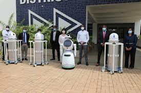 Rwanda's Health Ministry Gets 3 UV-C Light Robots To Fight Spread Of COVID-19