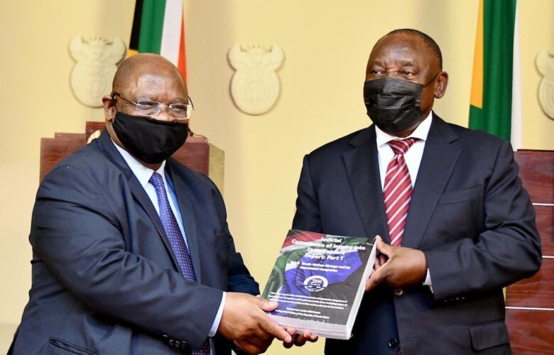 South African Chief Justice Hands Over Final Report To President Ramaphosa