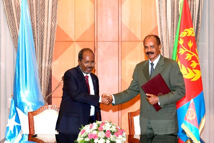 Leaders Of Somalia, Eritrea Sign Agreement On Security & Defense Co-operation